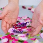 Bagni aromatiche con piante per il rilassamento dei muscoli affaticati