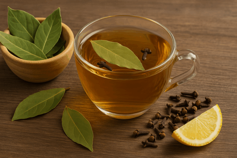 Decotto di foglie di alloro e chiodi di garofano: rimedio per gonfiore, glicemia e dolori articolari (ricetta)
