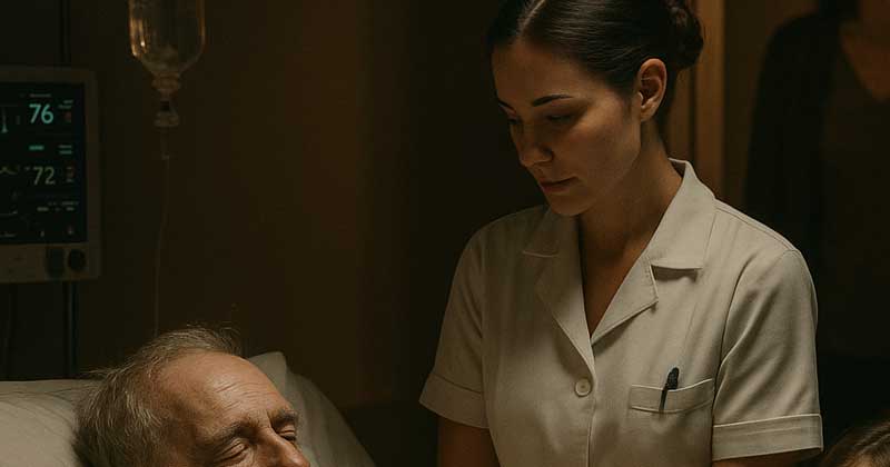 Mio marito era in ospedale. Mia figlia mi ha spinta in un armadio