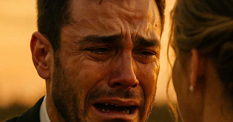 Un uomo cieco ha improvvisamente iniziato a vedere durante il proprio matrimonio
