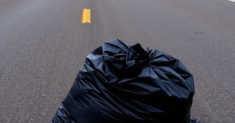 Da un pacchetto strano è stato lanciato da un’auto in corsa
