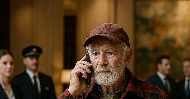 Un contadino è entrato in un hotel, ma è stato guardato dall’alto in basso dalla receptionist