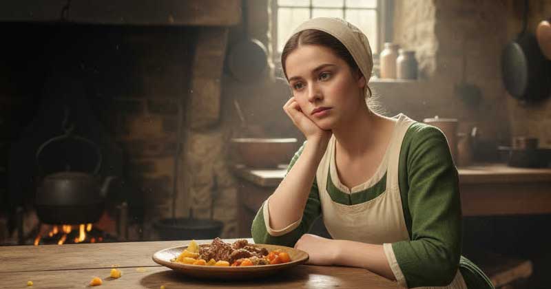 Iurie era completamente assorbito dalla cena e non si era accorto di come sua moglie, Eugenia
