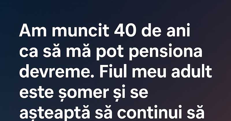 Per quattro decenni, mi sono dedicato al lavoro