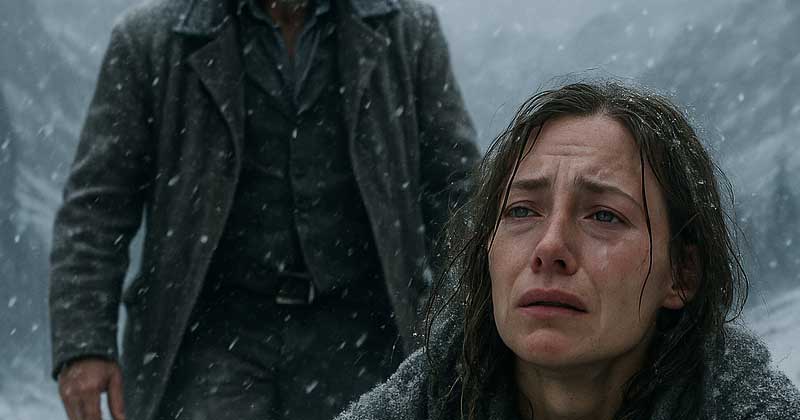 „— Tu, con me?”, disse l’uomo di montagna alla giovane