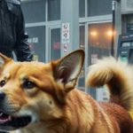 „In una stazione di servizio, un cane randagio ha abbaiato e ha strappato i pantaloni di un dipendente