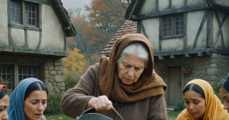 La donna si avvicinò alla bara del marito e versò il contenuto del secchio sul suo viso.