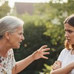 Torna subito da mio figlio, altrimenti ti mostro io cosa significa il guaio!