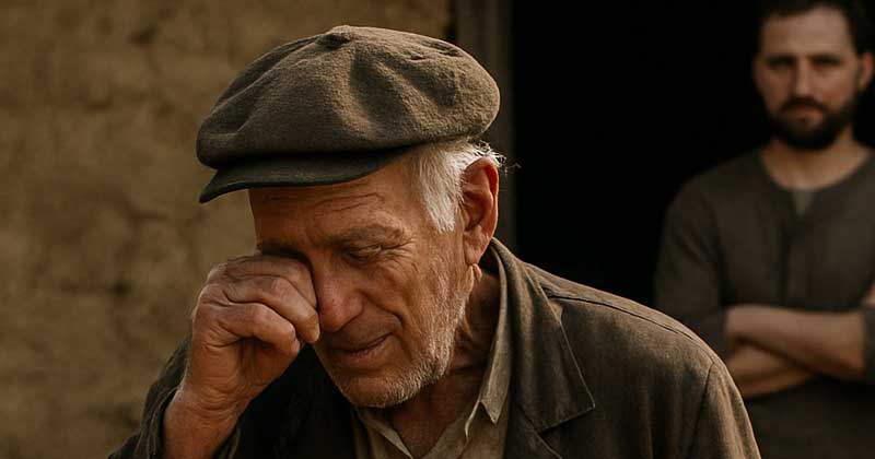 “Sei disgustoso”, gli ha detto suo figlio… e il giorno dopo, il vecchio ha venduto la casa ed è scomparso