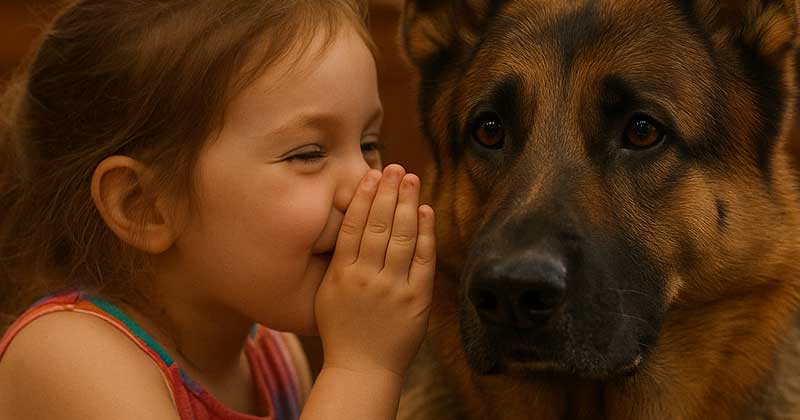 Una bambina di 3 anni sussurra qualcosa a un cane poliziotto in tribunale — pochi secondi dopo…