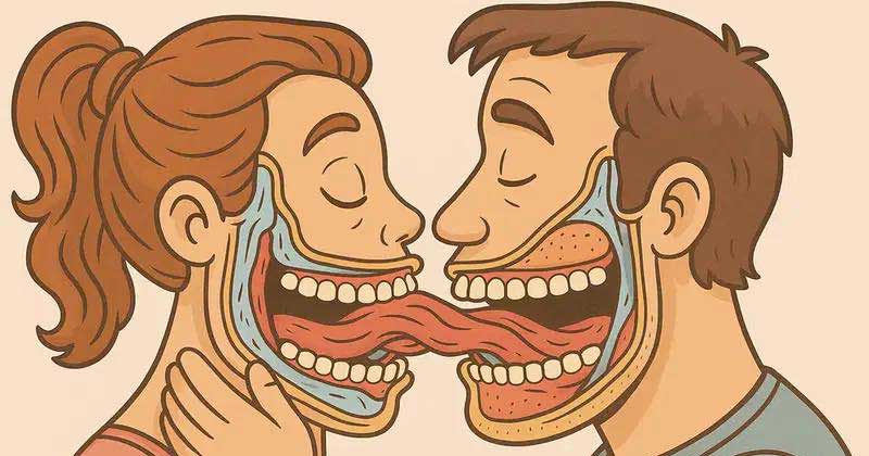 Quando un uomo ti bacia con la lingua, significa che sei.