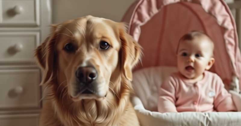 Eravamo sul punto di dare via il golden retriever perché abbaiava alla babysitter
