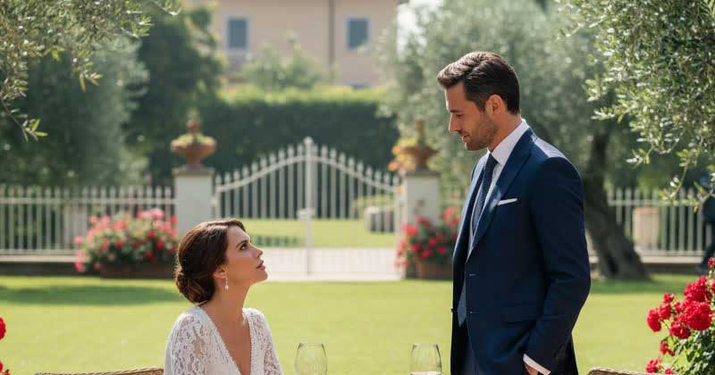 Non ci divorzieremo. La porterò qui con la mia nuova fidanzata, insieme a suo figlio