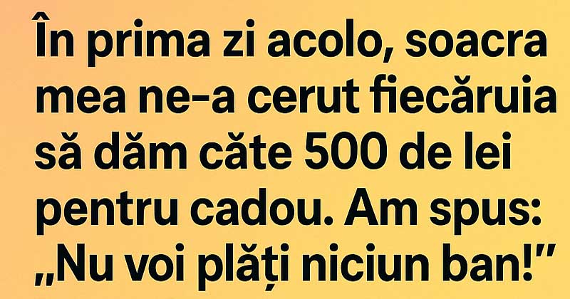 I miei suoceri hanno invitato tutta la famiglia a Brașov