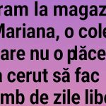 Lavoro nel negozio con Mariana, una collega che non mi piaceva