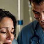 Partecipando alla nascita della sua ex, il dottore impallidisce quando vede il neonato.
