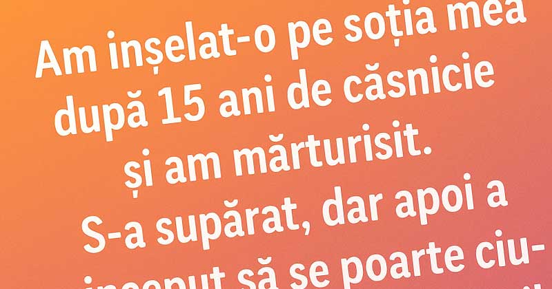 Dopo quindici anni di matrimonio, ho commesso un errore terribile