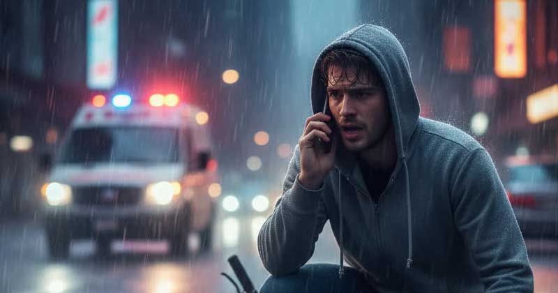 Lo studente dell’ultimo anno che ha rinunciato all’esame più importante della sua vita per non lasciare un uomo in difficoltà