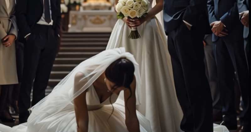 Il giorno del mio matrimonio, proprio quando stavo per pronunciare i miei voti