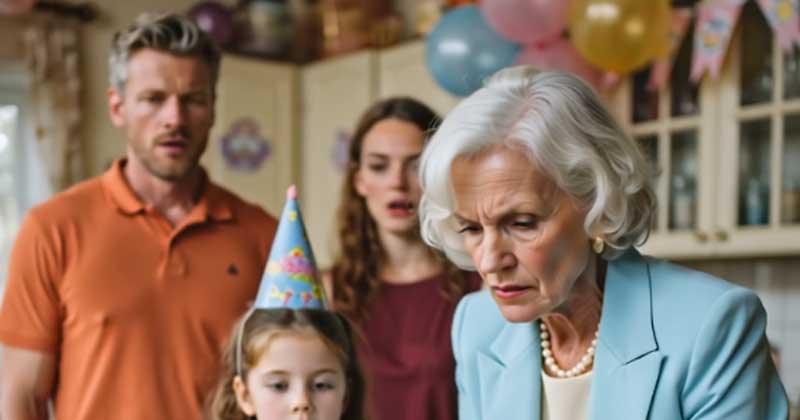 Alla festa di mia figlia, mia suocera ha spinto la torta, dicendo: “Non se lo merita.”