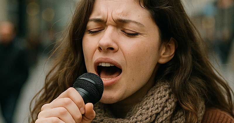 Ho sentito una giovane cantare per strada la stessa canzone