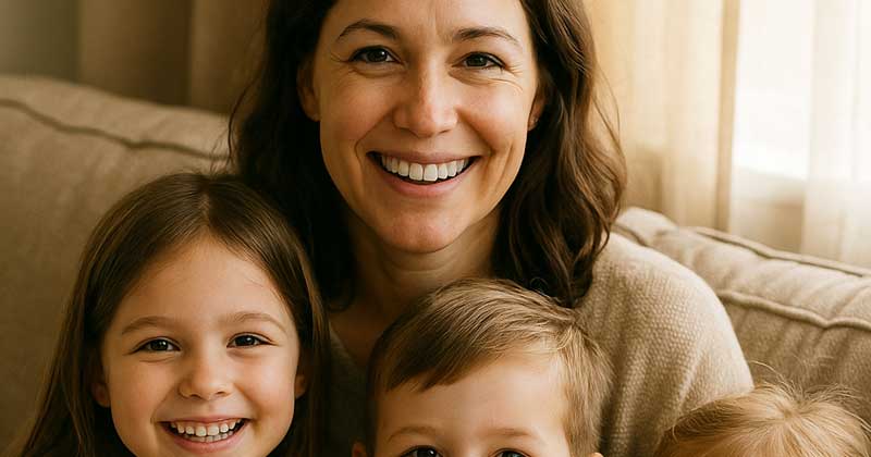 Sono una madre single di tre figli