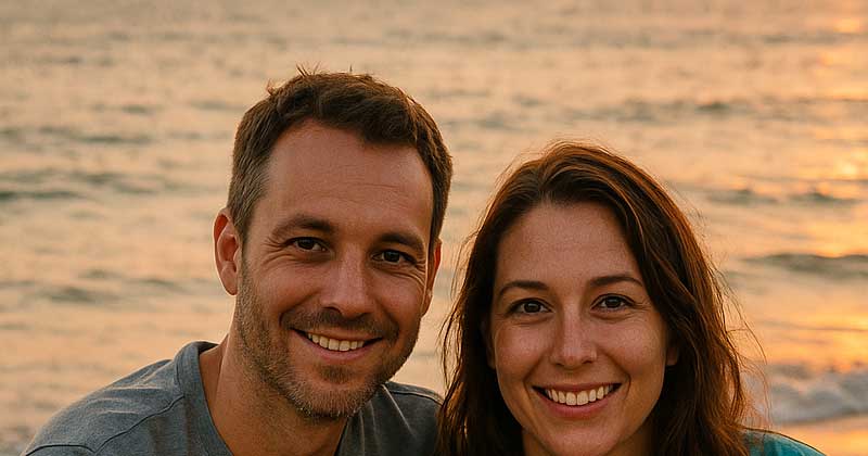 Il marito ha trascorso una settimana sulla costa con una “conoscente”