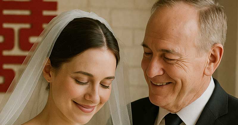 Un uomo di 70 anni sposa una ragazza di 20 anni