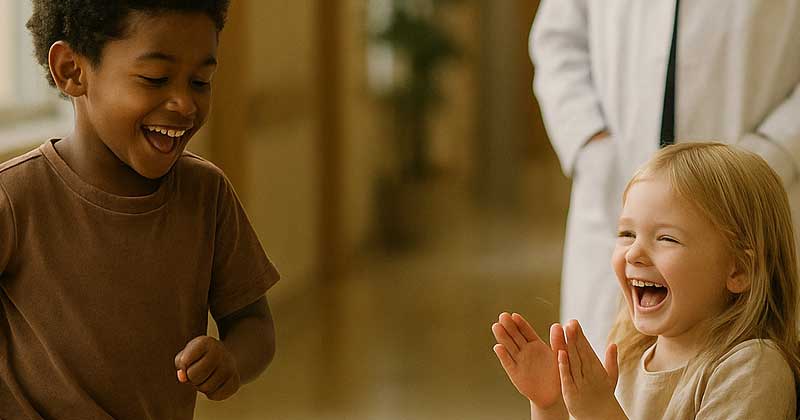 IL DOTTOR VEDE UN BAMBINO SENZA FISSA DIMORA CHE FA RIDERE SUA FIGLIA