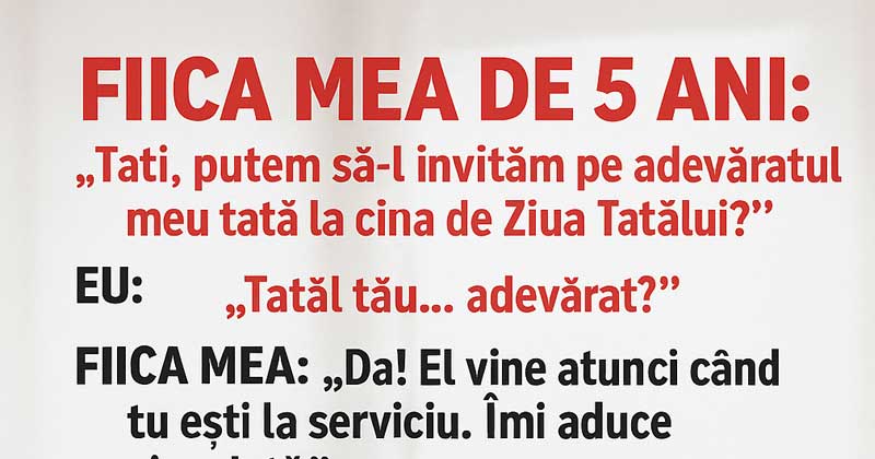 La mia bambina di 5 anni vuole invitare il “suo vero papà” a cena per la Festa del Papà