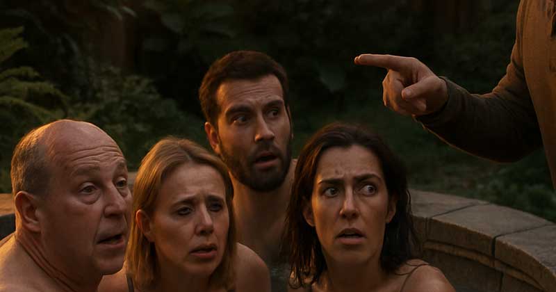 Ho scoperto per caso che i nostri vicini usavano il nostro jacuzzi