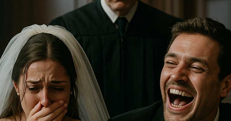 Ha firmato i documenti di divorzio, deridendomi