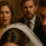 Durante il matrimonio, la sposa ha sussurrato all’improvviso che sotto il suo vestito si muoveva qualcosa