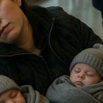 Il milionario la vide la sua ex governante con i gemelli all’aeroporto.