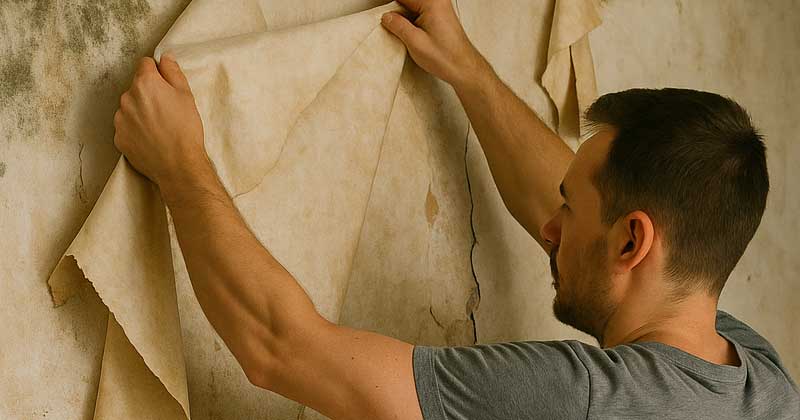 Il mio ex marito ha strappato la carta da parati dopo il divorzio perché l’aveva pagata lui