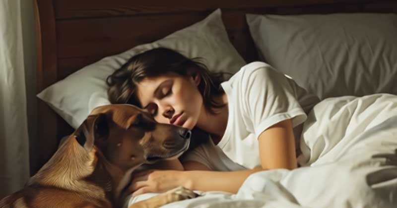 Alle sette del mattino mi sono svegliato a causa dei latrati furiosi del mio cane