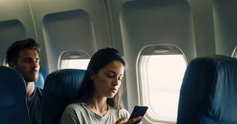 Una giovane in pantaloni corti cercava di attirare l’attenzione di mio marito