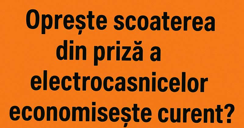 Staccare degli elettrodomestici risparmia energia?