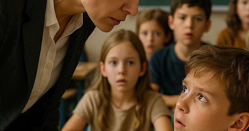 “STAI ZITTO, ANALFABETA!” — grida la professoressa… fino a quando il ragazzo ebreo scrisse in 7 lingue