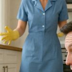 Una modesta addetta alle pulizie, senza nessuno a cui lasciare a casa sua figlia
