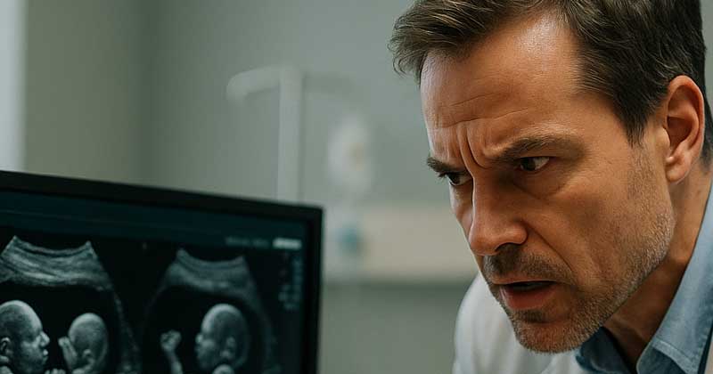 Durante la mia ultima visita prenatale, il dottore ha fissato l’ecografia, con le mani tremanti