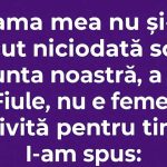 Mia madre non ha mai gradito mia moglie