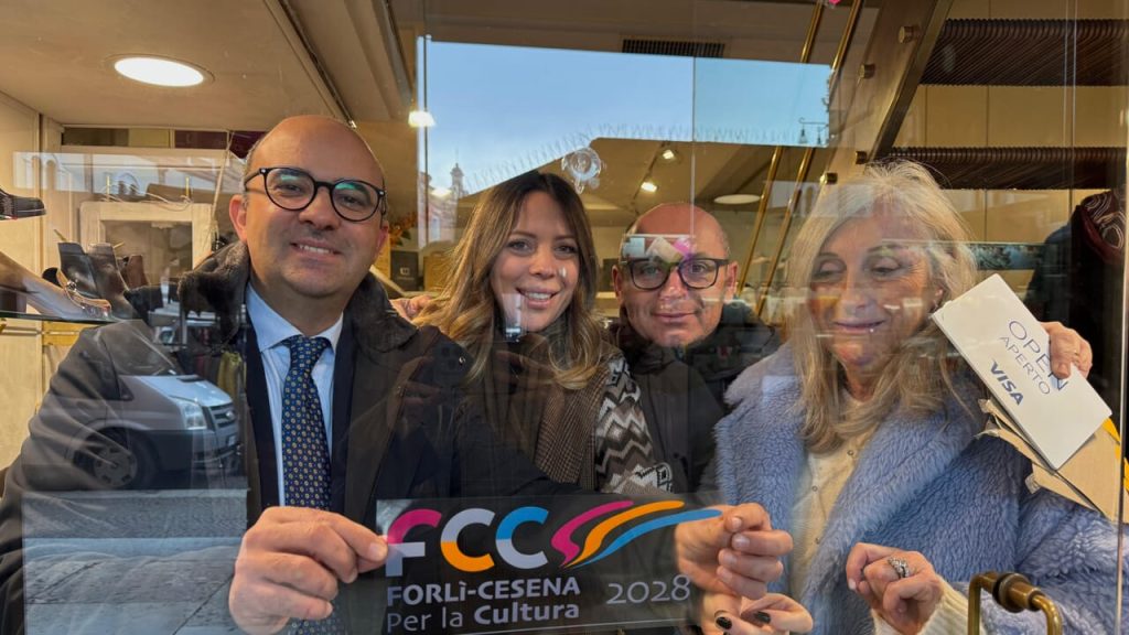Forlì si prepara alla sfida culturale: il logo della candidatura invaderà il centro