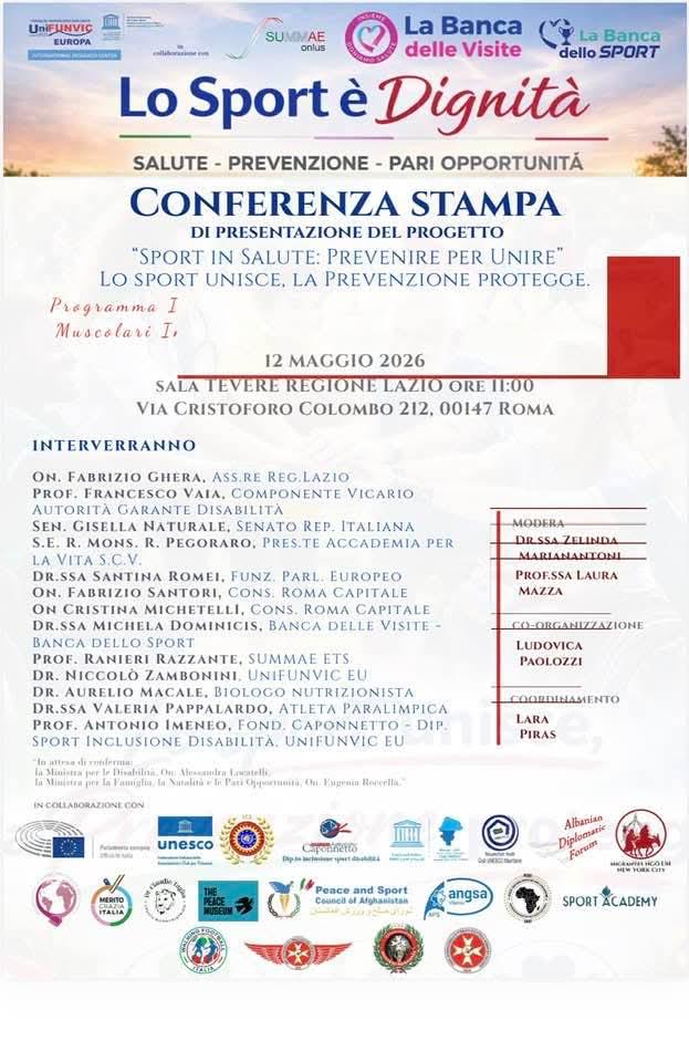 Roma promuove sport e inclusione con il progetto ERECTUS