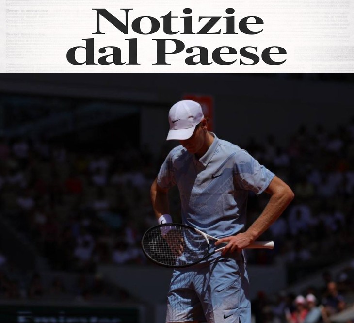 Sinner crolla al secondo turno di Roland Garros: il dramma fisico e la rimonta shock di Cerúndolo