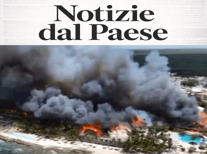 Incendio devastante in un resort a Bayahibe: paura e caos tra i turisti