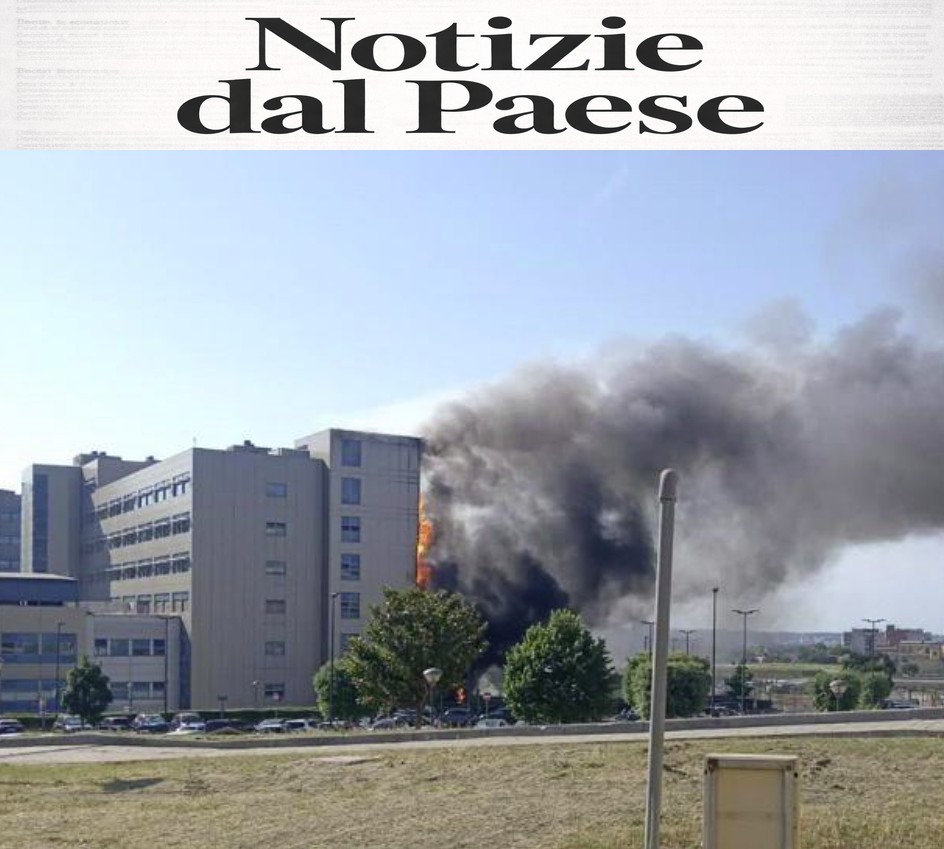 Incendio all’Ospedale del Mare di Napoli: evacuazioni e paura a Ponticelli