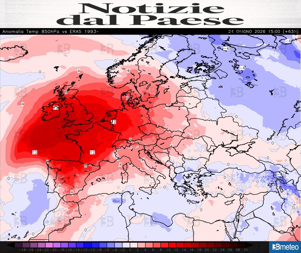 Caldo africano in arrivo: weekend da incubo in Italia, punte fino a 40 gradi
