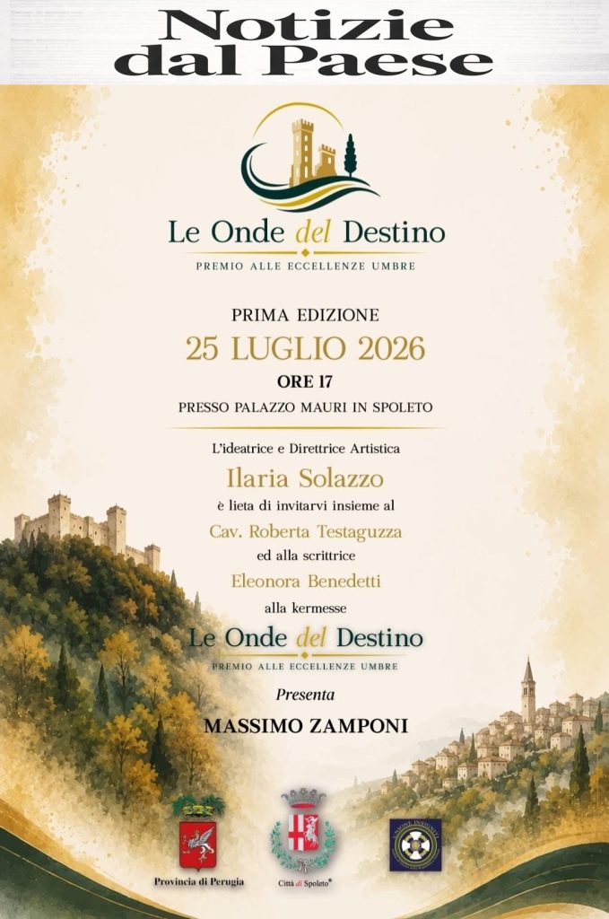 <b>Spoleto: Un Premio che Puntualizza l’Importanza del Capitale Umano in Umbria</b>