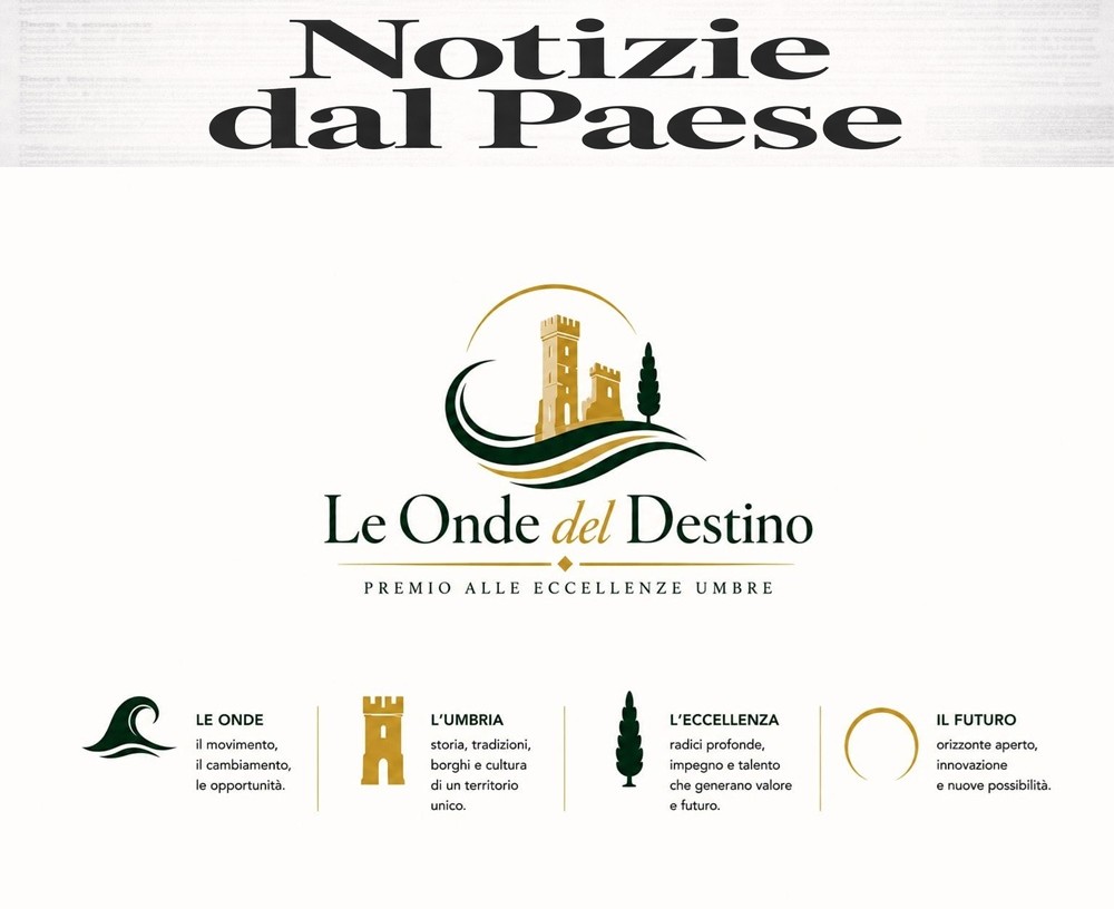 Spoleto lancia il Premio ‘Le Onde del Destino – Eccellenze Umbre’: un riconoscimento che svela il talento locale